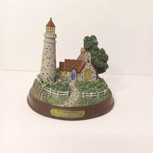 Thomas Kinkade The Light of Peace Lighthouse Cottage Collectible Figurine